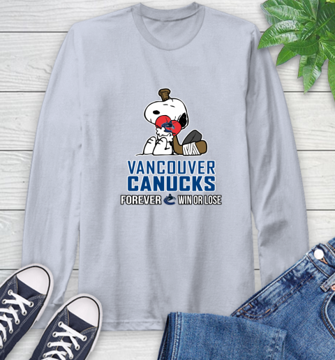 NHL The Peanuts Movie Snoopy Forever Win Or Lose Hockey Vancouver Canucks 63