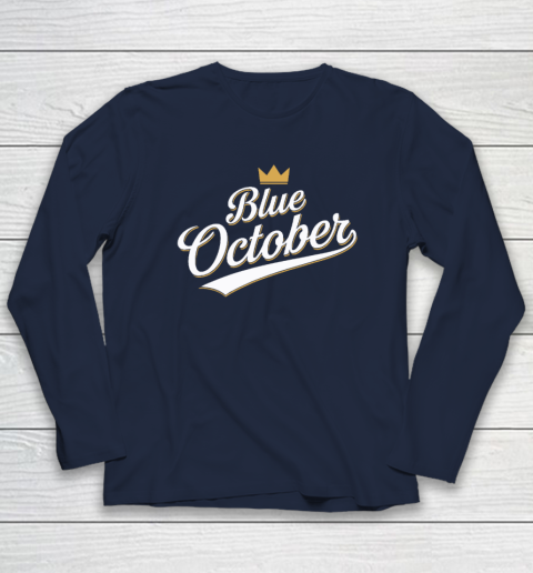 Kansas City Blue October 2024 Long Sleeve T-Shirt 2
