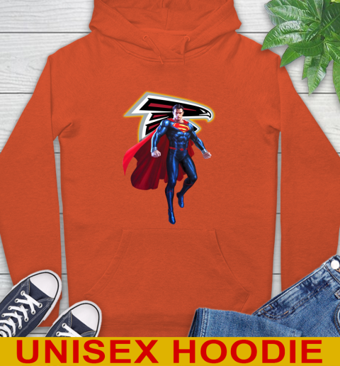 NFL Superman DC Sports Football Atlanta Falcons Hoodie 5