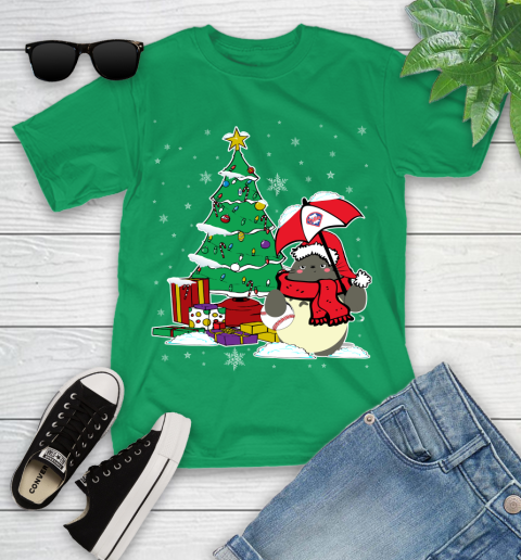 Philadelphia Phillies MLB Baseball Cute Tonari No Totoro Christmas Sports Youth T-Shirt 8
