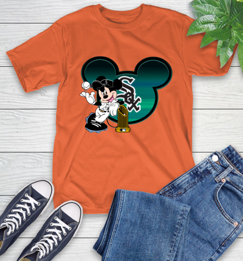 MLB Chicago White Sox The Commissioner's Trophy Mickey Mouse Disney T-Shirt 5