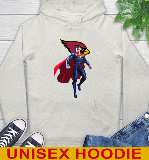 NFL Superman DC Sports Football Arizona Cardinals Hoodie 12