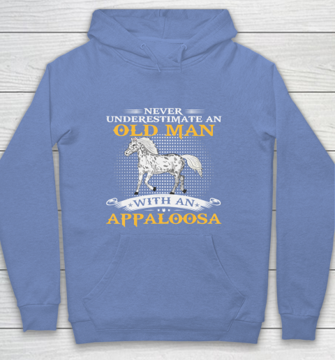 Father gift shirt Mens Never Underestimate An Old Man With An Appaloosa Horse Funny T Shirt Youth Hoodie 8
