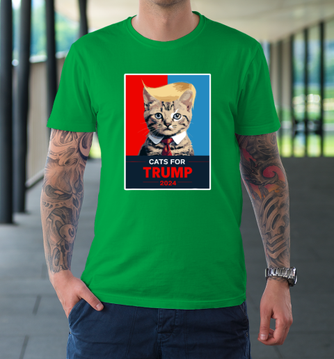 Cats For Trump 2024 Election T-Shirt 5