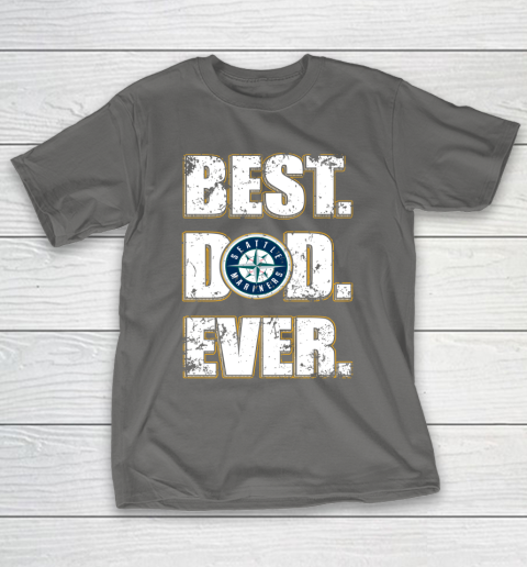 MLB Seattle Mariners Baseball Best Dad Ever Family Shirt T-Shirt 8