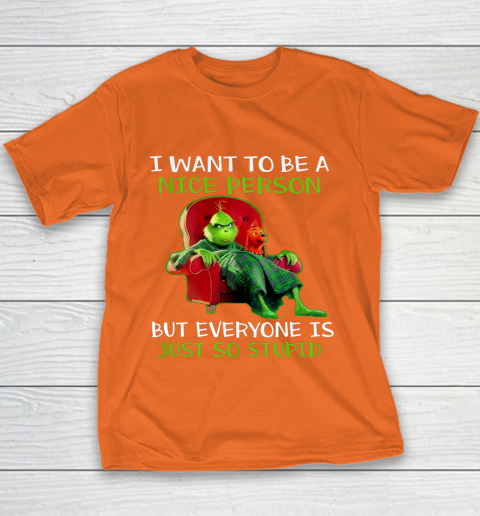 Tee Christmas Grinch Xmas funny quotes Youth T-Shirt 4
