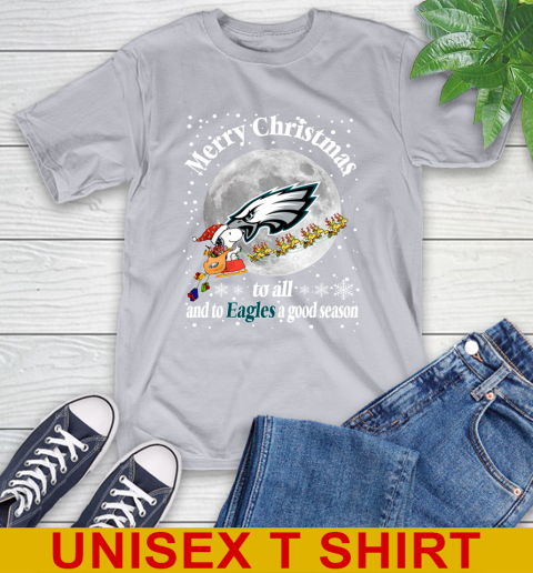 Philadelphia Eagles Merry Christmas To All And To Eagles A Good Season NFL Football Sports T-Shirt 5