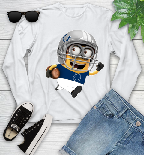 NFL Indianapolis Colts Minions Disney Football Sports Youth Long Sleeve