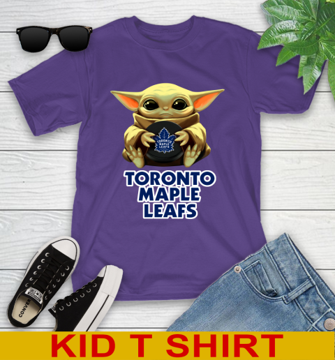 NHL Hockey Toronto Maple Leafs Star Wars Baby Yoda Shirt 104
