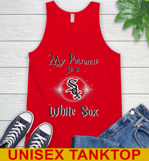 MLB Baseball Harry Potter My Patronus Is A Chicago White Sox Tank Top - Image 6