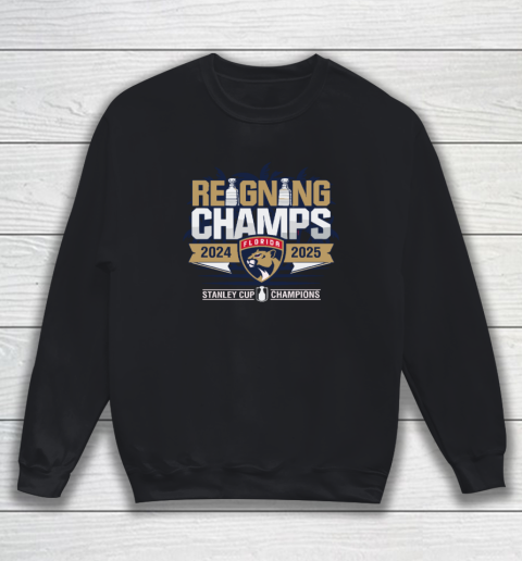 Florida Panthers Reigning Back To Back Stanley Cup Champions 2024 2025 Sweatshirt