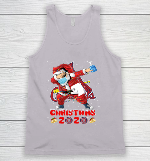 St.Louis Cardinals Funny Santa Claus Dabbing Christmas 2020 MLB Tank Top 3