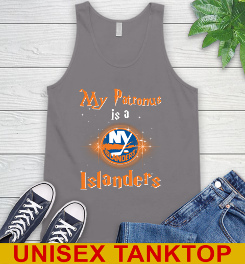 NHL Hockey Harry Potter My Patronus Is A New York Islanders Tank Top 6