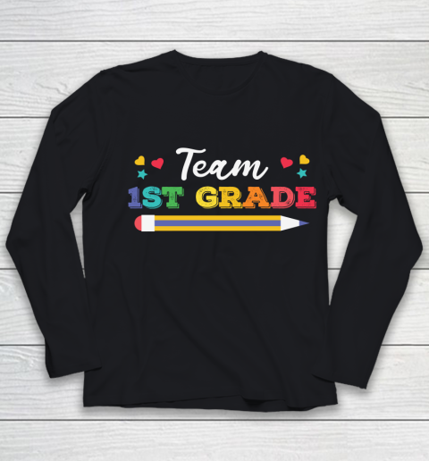 Back To School Shirt Team 1st grade 1 Youth Long Sleeve