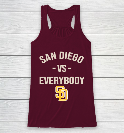 San Diego Padres Vs Everybody Racerback Tank 2