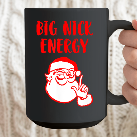 Big Nick Energy Santa Chirstmas Ceramic Mug 15oz 5