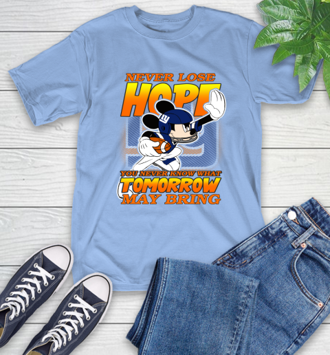New York Giants NFL Football Mickey Disney Never Lose Hope T-Shirt 12