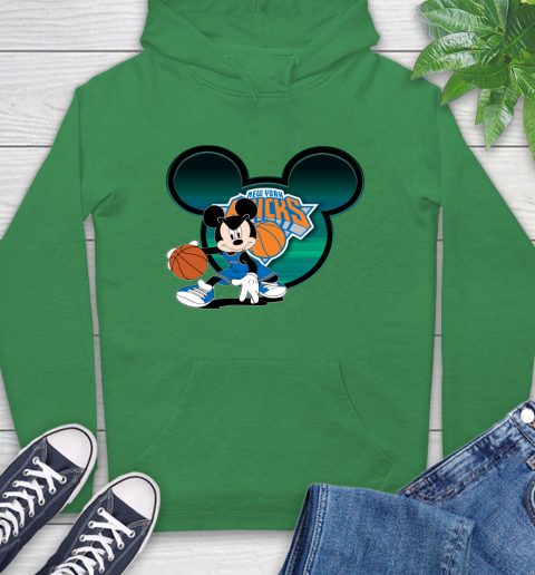 NBA New York Knicks Mickey Mouse Disney Basketball Hoodie 8