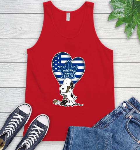 Toronto Maple Leafs NHL Hockey The Peanuts Movie Adorable Snoopy Tank Top 6
