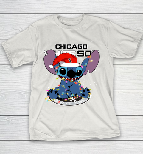 Chicago White Sox MLB noel stitch Baseball Christmas Youth T-Shirt 8