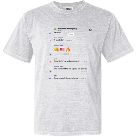 Houthi PC Small Group Chat Dyed Heavyweight T-Shirt