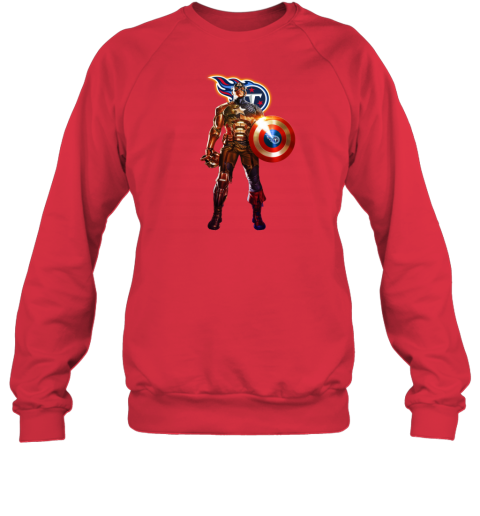 red titans sweatshirt