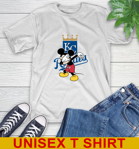 Kansas City Royals MLB Baseball Dabbing Mickey Disney Sports T-Shirt