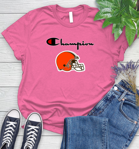 NFL Football Cleveland Browns Champion Shirt Women's T-Shirt - Image 12