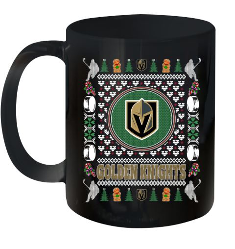 Vegas Golden Knights Merry Christmas NHL Hockey Loyal Fan Ceramic Mug 11oz