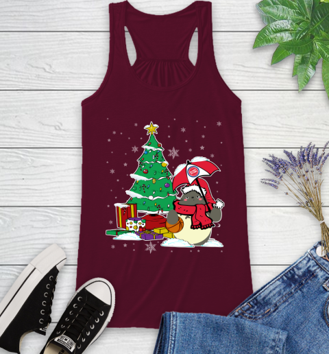 Detroit Pistons NBA Basketball Cute Tonari No Totoro Christmas Sports Racerback Tank 3 Detroit Pistons NBA Basketball Cute Tonari No Totoro Christmas Sports Racerback Tank - Image 3