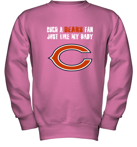 pink chicago bears sweatshirt