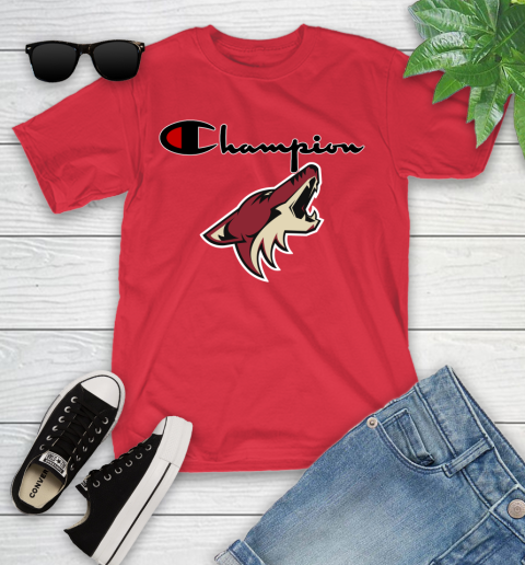 NHL Hockey Arizona Coyotes Champion Shirt Youth T-Shirt 8