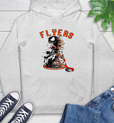 NHL Philadelphia Flyers Hockey Venom Groot Guardians Of The Galaxy Hoodie