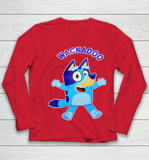 Wackadoo Blueys Love Fathers Day Gift Youth Long Sleeve 7