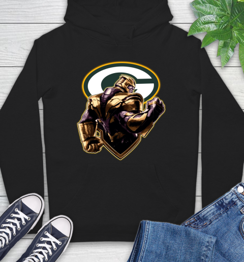 NFL Thanos Avengers Endgame Football Sports Green Bay Packers Hoodie 2