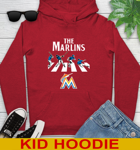 MLB Baseball Miami Marlins The Beatles Rock Band Shirt Youth Hoodie 11
