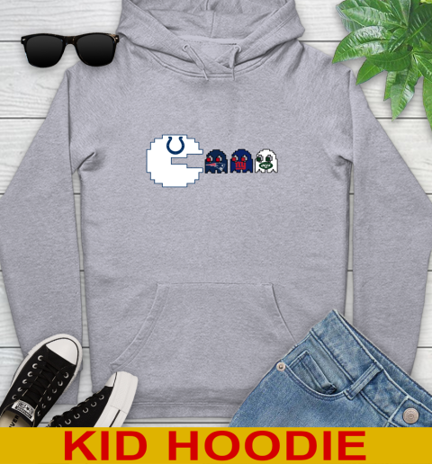 Indianapolis Colts NFL Football Pac Man Champion Youth Hoodie 6