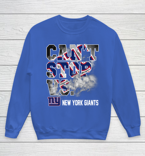 NFL New York Giants Can't Stop Vs Youth Sweatshirt 6