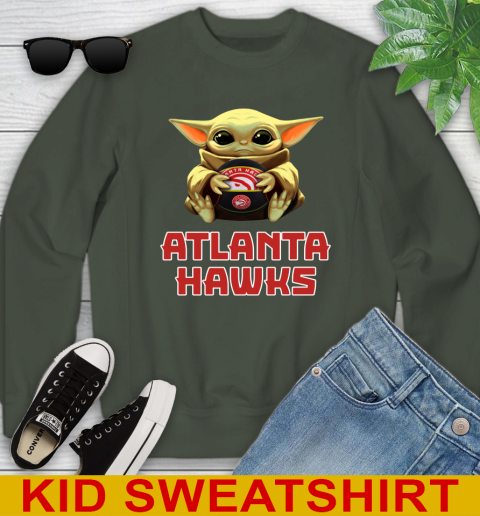 NBA Basketball Atlanta Hawks Star Wars Baby Yoda Shirt 121