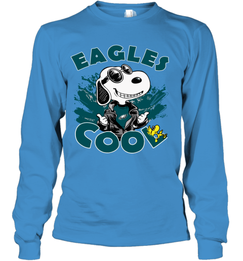 The PHILADELPHIA EAGLES Joe Cool And Woodstock Snoopy Mashup Youth