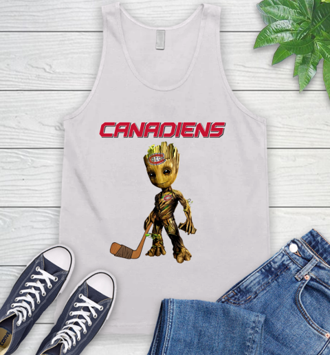 Montreal Canadiens NHL Hockey Groot Marvel Guardians Of The Galaxy Tank Top