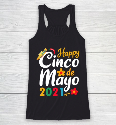 Happy Cinco de Mayo 2021 Mexico Racerback Tank