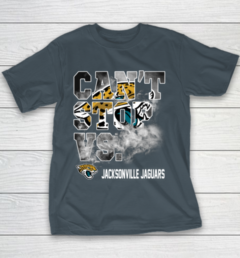 NFL Jacksonville Jaguars Can't Stop Vs Youth T-Shirt 5