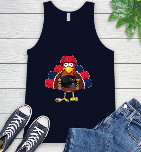 Washington Capitals Turkey Thanksgiving Day Tank Top 3