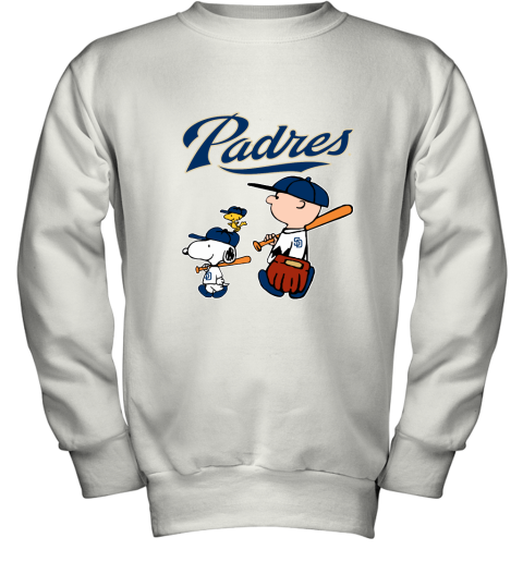 San Diego Padres Let's Play Baseball Together Snoopy MLB Youth T