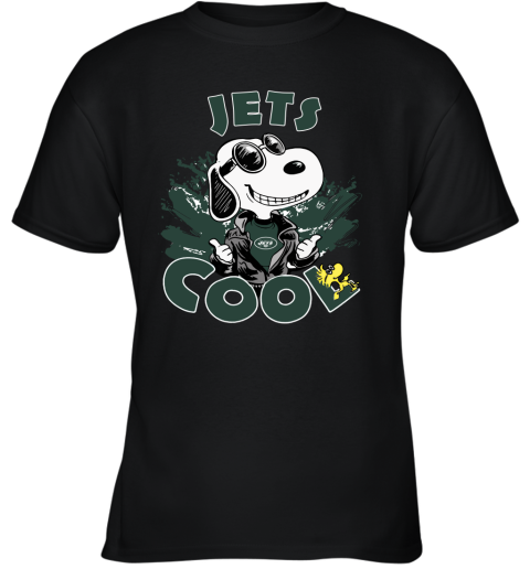 New York Jets Snoopy Joe Cool We're Awesome Youth T-Shirt