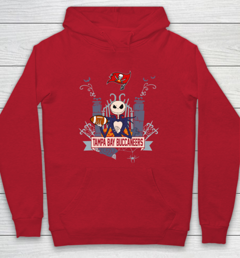 NFL Tampa Bay Buccaneers Football Jack Skellington Halloween Hoodie 7