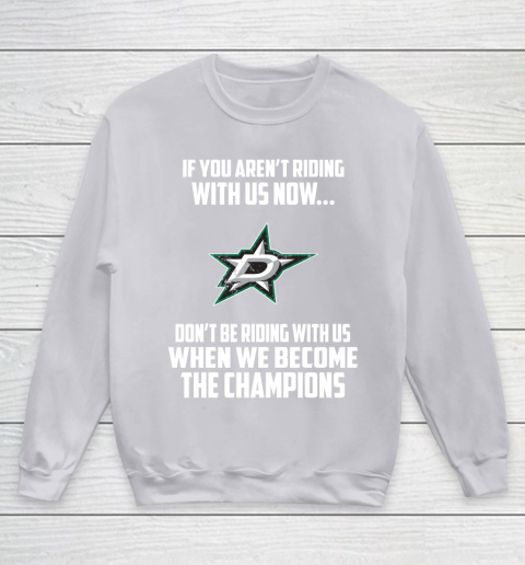NHL Dallas Stars Hockey We Become The Champions Youth Sweatshirt 3