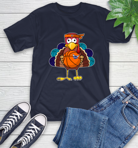 Charlotte Hornets Turkey thanksgiving day T-Shirt 4