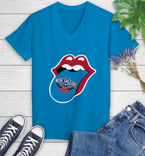 New Orleans Pelicans NBA Basketball Lips I Root For My Team Adoring Fan 83